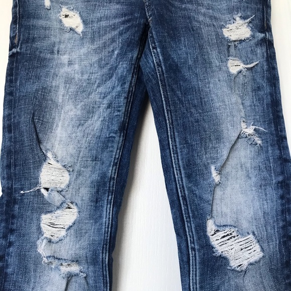 Zara distressed skinny jeans, size 24 - Picture 2 of 6